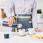 فلاسک استیل نیم لیتری ایکیا رنگ آبی مدل HÄLSA