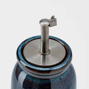 ظرف روغن و آبلیمو ایکیا مدل BRUGDHAJ رنگ آبی