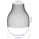 گلدان سرامیکی ایکیا مدل GRADVIS